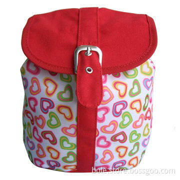 Backpack with Full Printing, Made of 600D Polyester, One Buckle Stripe for Fastening